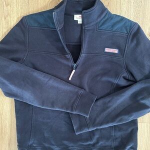 Vineyard Vines Navy Quarter-Zip Pullover